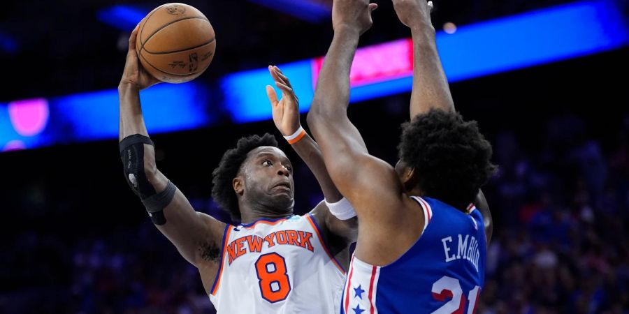 Die New-York-Knicks-Anhänger hatten auswärts beim Spiel im etwa 2 Stunden entferneten Philadelphia noch für Heimspielatmosphäre und entsprechende Verärgerung gesorgt.