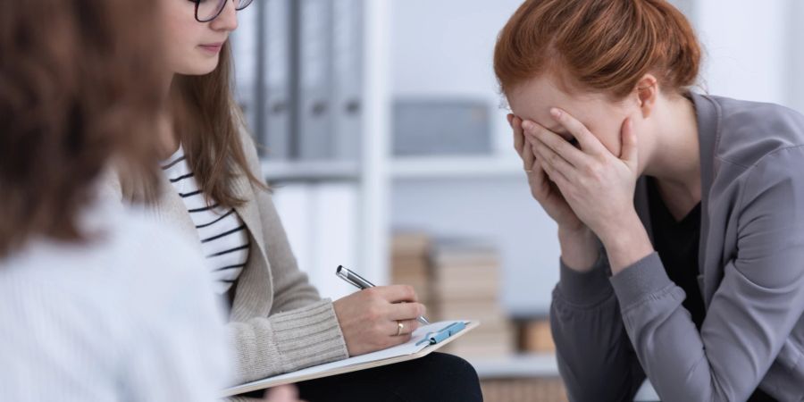 Mädchen in der Therapie.