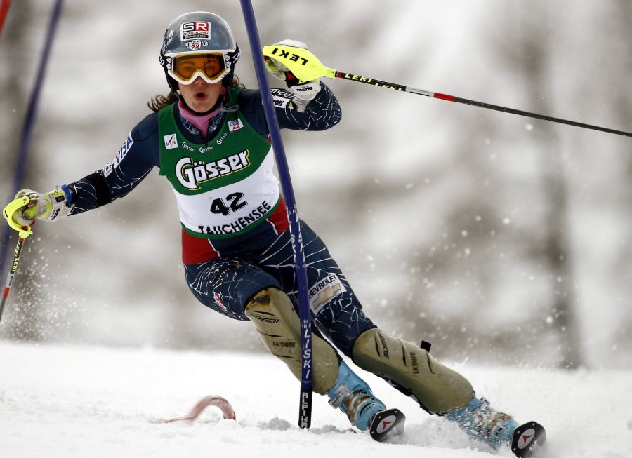 Von 2002 bis 2018 fuhr Resi Stiegler im Ski-Weltcup. Mittlerweile hat sie mit mit Ehemann David Ketterer (Ex-Slalom-Fahrer) drei Kinder.