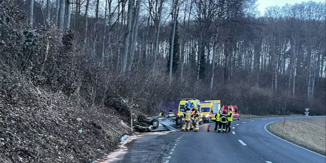 Selbstunfall in Mühlethurnen