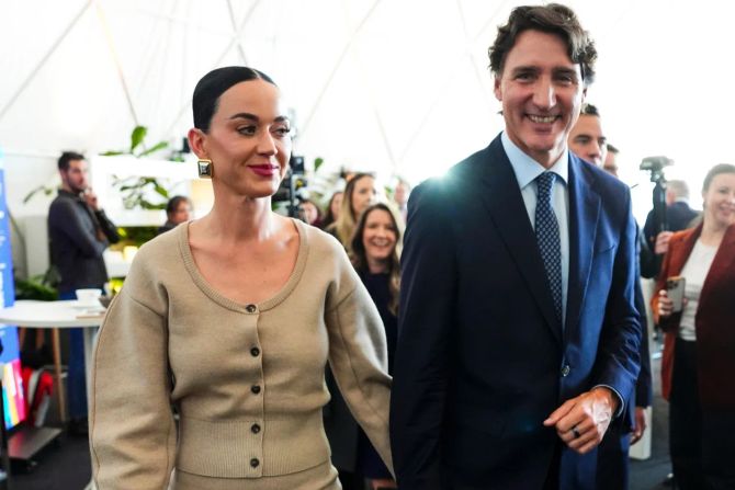 Katy Perry Justin Trudeau