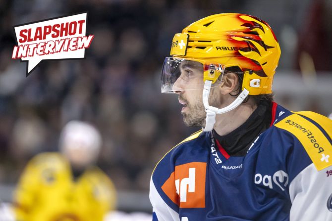 SLAPSHOT Denis Malgin Eishockey