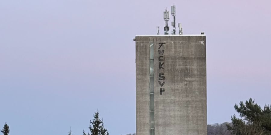 fuck svp schriftzug sissach