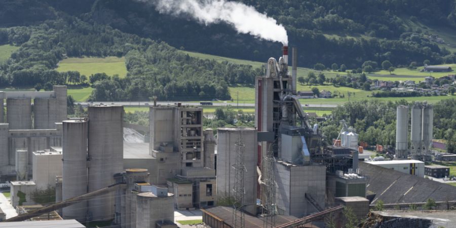 Der Zementkonzern Holcim gehört zu den CO2-intensivsten SMI-Unternehmen. (Archivbild)