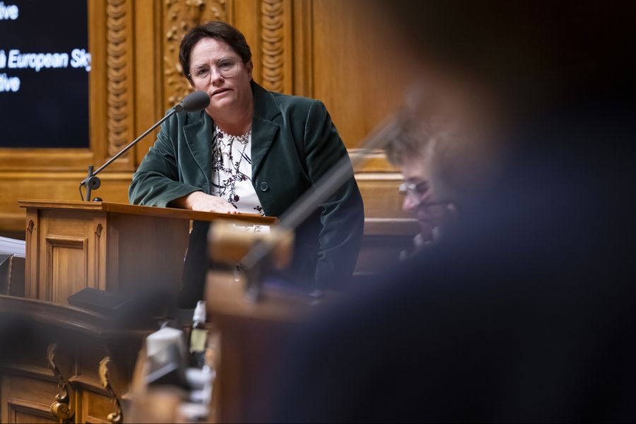 Die SVP-Nationalrätin wohnt im Kanton Zürich, sitzt aber für den Kanton Graubünden im Nationalrat.