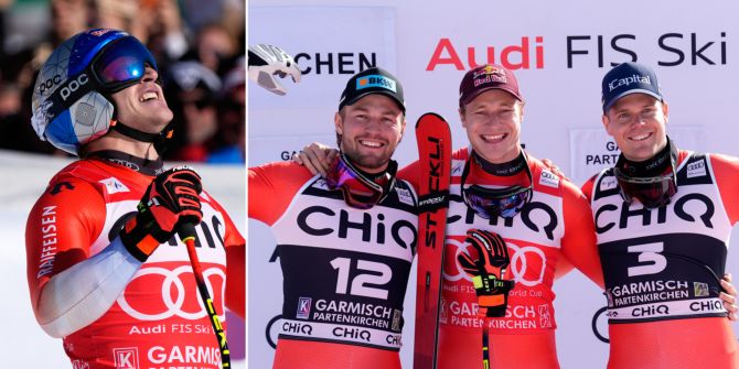 Odermatt Garmisch Dreifachsieg Abfahrt