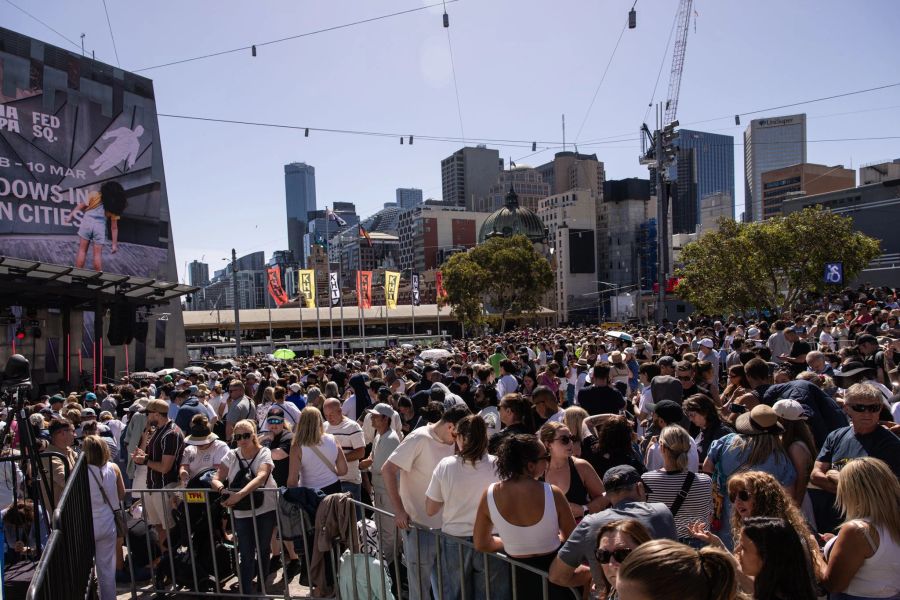 Robbie Williams in Melbourne