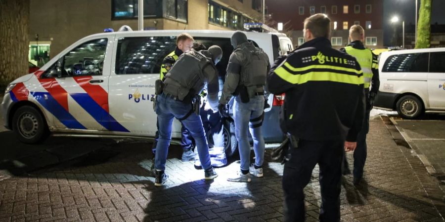 Polizeirazzia in Rotterdam