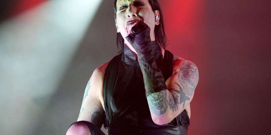 Schock-Rocker Marilyn Manson kommt um eine Anklage herum. (Archivbild)