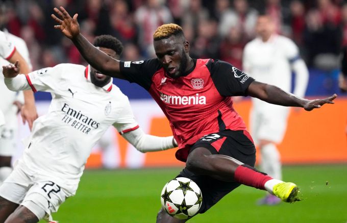 Der Nigerianer spielt seit Sommer 2023 in Leverkusen. Victor Boniface