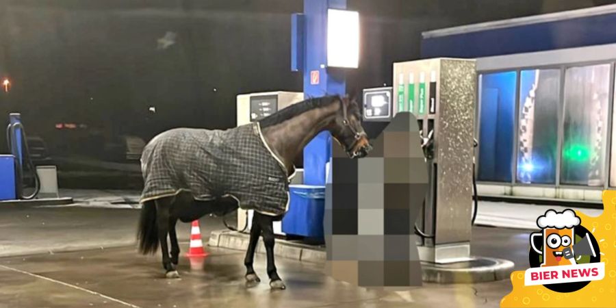 Pferd Tankstelle