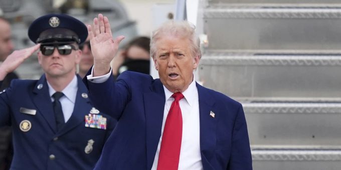 Donald Trump zeigt sich bei den Zöllen verhandlungsbereit. trump