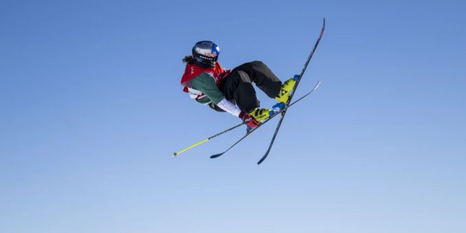 Mathilde Gremaud kürt sich im Slopestyle zur Weltmeisterin. Mathilde Gremaud