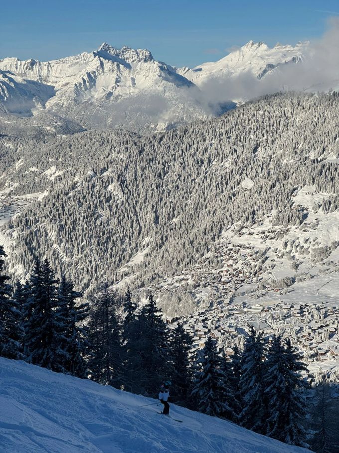 Verbier Schnee Berge