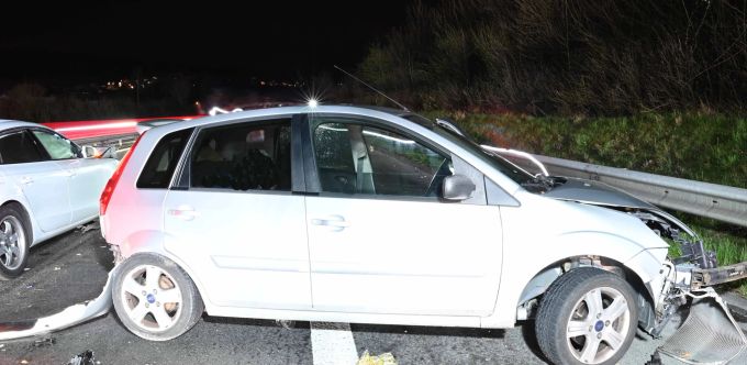 Beim Unfall entstand ein Sachschaden. Sachschaden