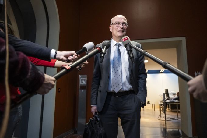 Markus Ritter nach dem SVP-Hearing. Markus Ritter