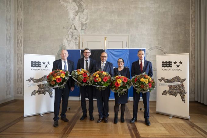 Jean-Pierre Gallati (rechts) ist Aargauer Regierungsrat. gallati svp