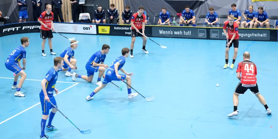 Unihockey-Spiel