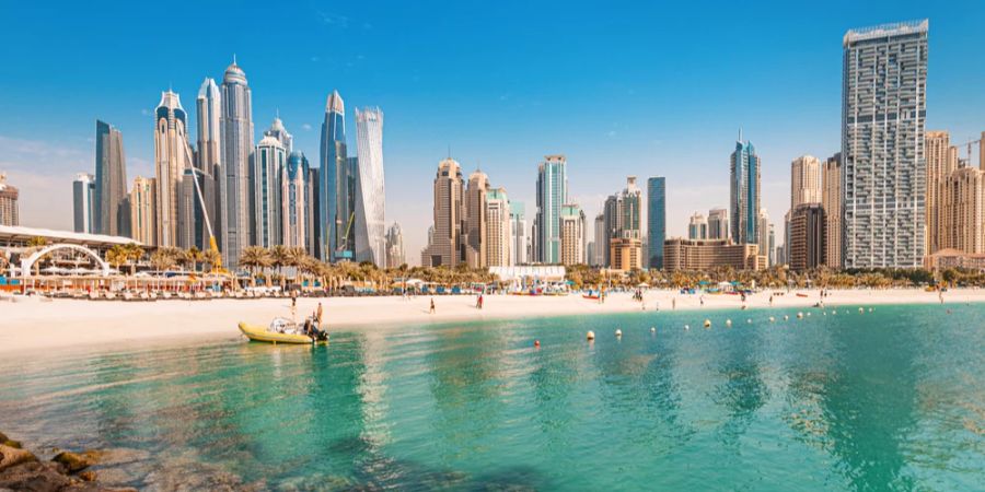 Dubai Meer Hochhäuser