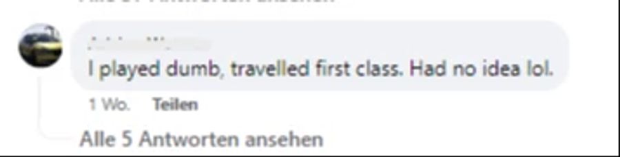 In den Kommentaren stimmen viele zu. Einer sagt sogar: «Ich habe mich einfach dumm gestellt und bin 1. Klasse gefahren.»