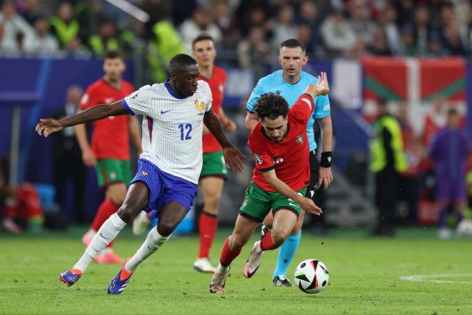 Portugal gegen Frankreich im Viertelfinal der EM 2024. EM 2024 Portugal Frankreich