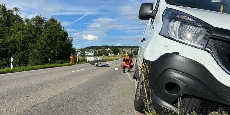 Unfall in Gossau.