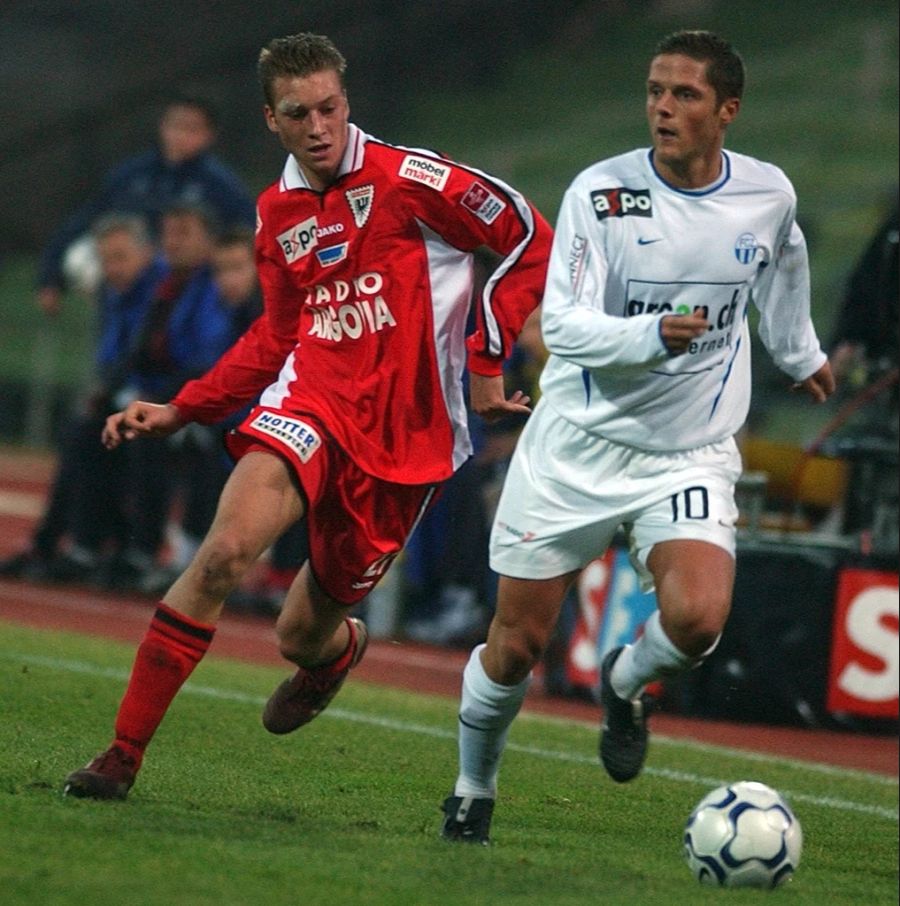 Daniel Tarone (rechts) spielte ebenso für den FCZ ...