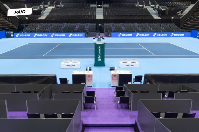 Swiss Indoors in Basel.