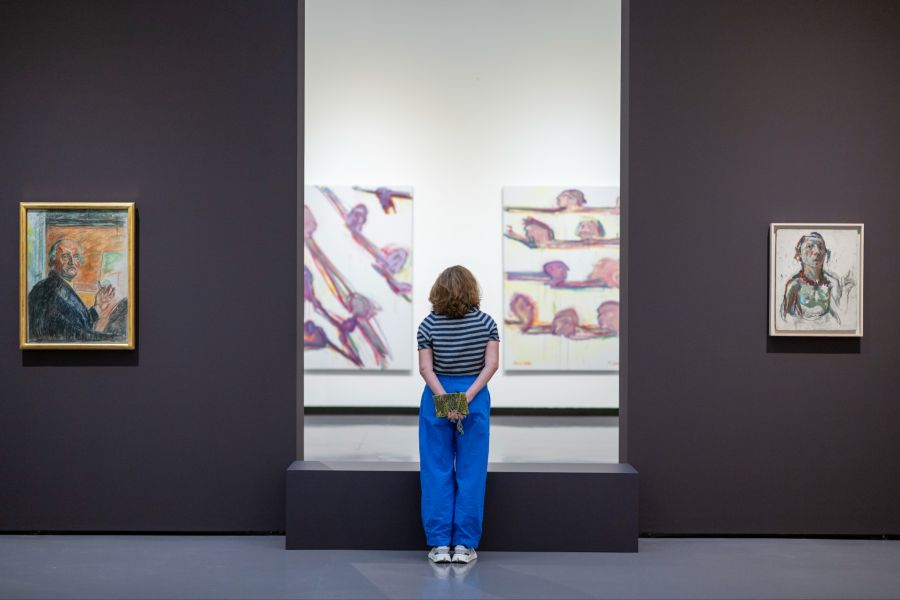 2026 war nahezu die Hälfte aller Käuferinnen und Käufer von Kunstwerken im Wert von über einer Million US-Dollar Personen der Gen Z. Im Bild die Munch-Ausstellung in Zürich.