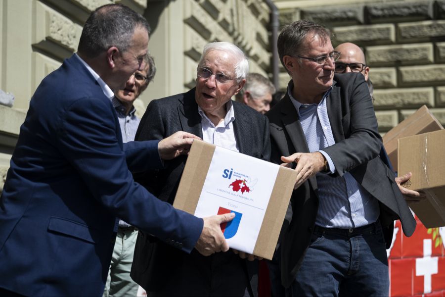 70,2 Prozent lehnten am Sonntag die Neutralitätsinitiative ab.