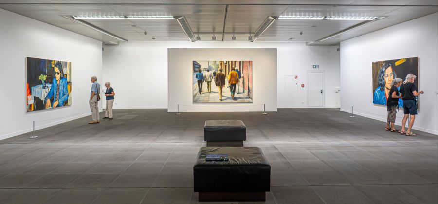 Knapp 40 Gemälde versammelt die Ausstellung und spannt damit den Bogen über sechs Jahrzehnte. Viele Werke befinden sich seit Jahrzehnten in Privatbesitz und niemand weiss, wann sie wieder gemeinsam zu sehen sind.