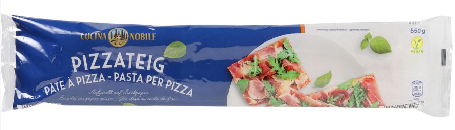 Dieser Pizzateig von Aldi Suisse hat Alkohol drin.
