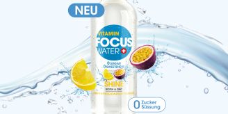 Ohne Zucker - Focuswater lanciert «Shine» Zitrone & Passionsfrucht