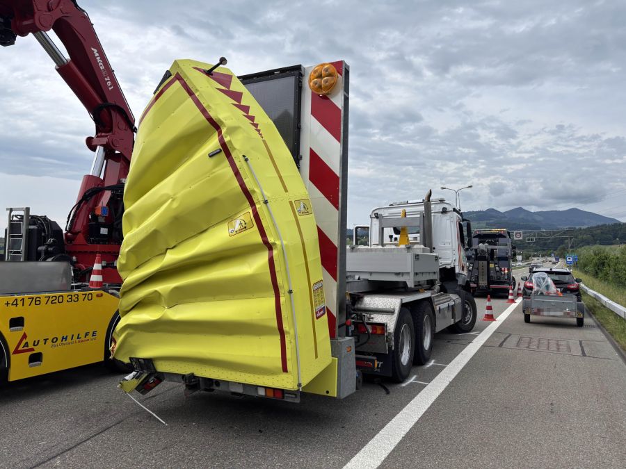 Beim Unfall entstand Sachschaden.
