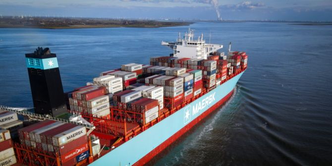 Frachtschiff Maersk Zölle