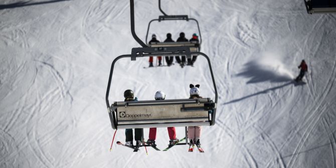 Skilift Skifahren Graubünden