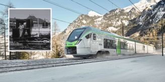 Mit Zug-Taufe - BLS feiert Jubiläum «150 Jahre Emmentalbahn»