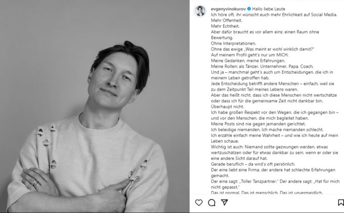 Evgeny Vinokurov verteidigt sich nach dem Zoff mit Ex-Freundin Christina. Evgeny Christina