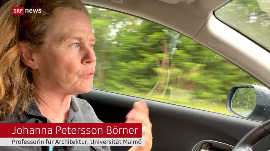 Fahrerin Johanna Petersson Börner hat kein Problem damit, fremde Menschen in ihr Auto einsteigen zu lassen.