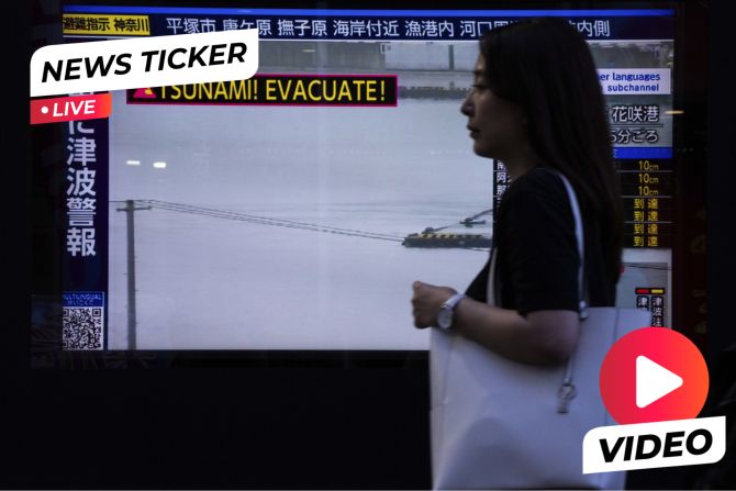 Japan Tsunami-Warnung