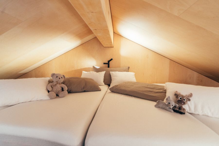 Betten Tiere Lodge Dach