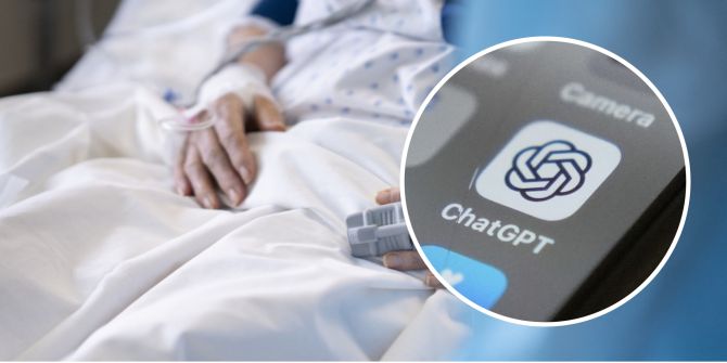 Ein Mann im Spital