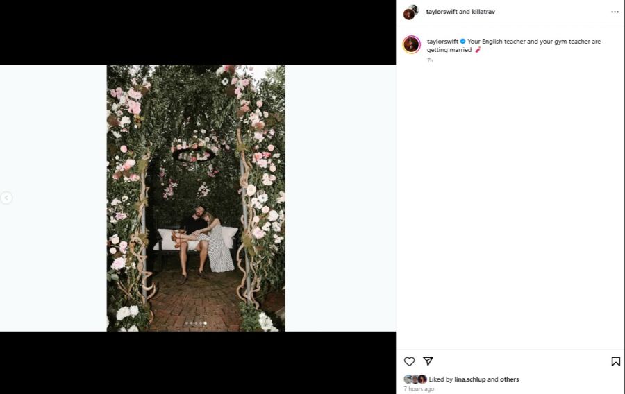 Wann die Hochzeit stattfinden soll, ist bisher nicht bekannt.