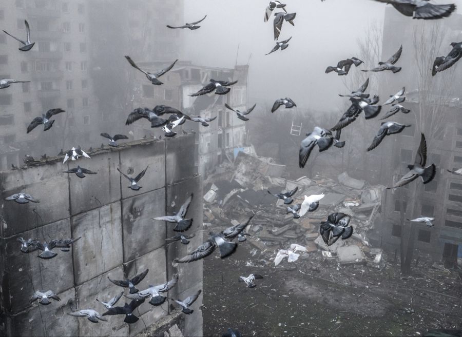 Das aktuell geltende Kriegsrecht verbietet jede Form von Wahlen, solange das Land unter Beschuss steht. (Im Bild: Die Stadt Kostyantynivka Ende November 2025)