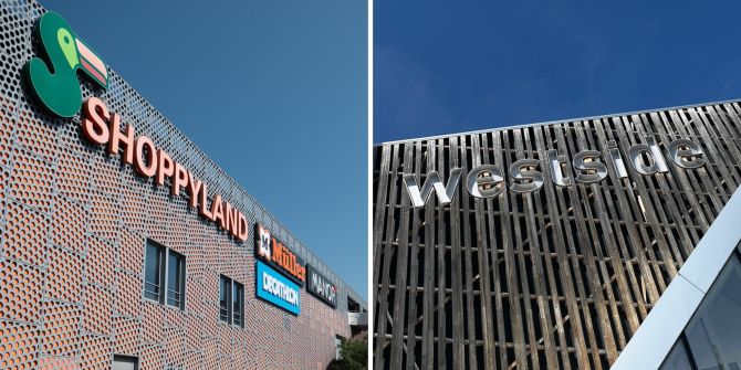 Shoppyland Westside Schrankenloses Parkieren