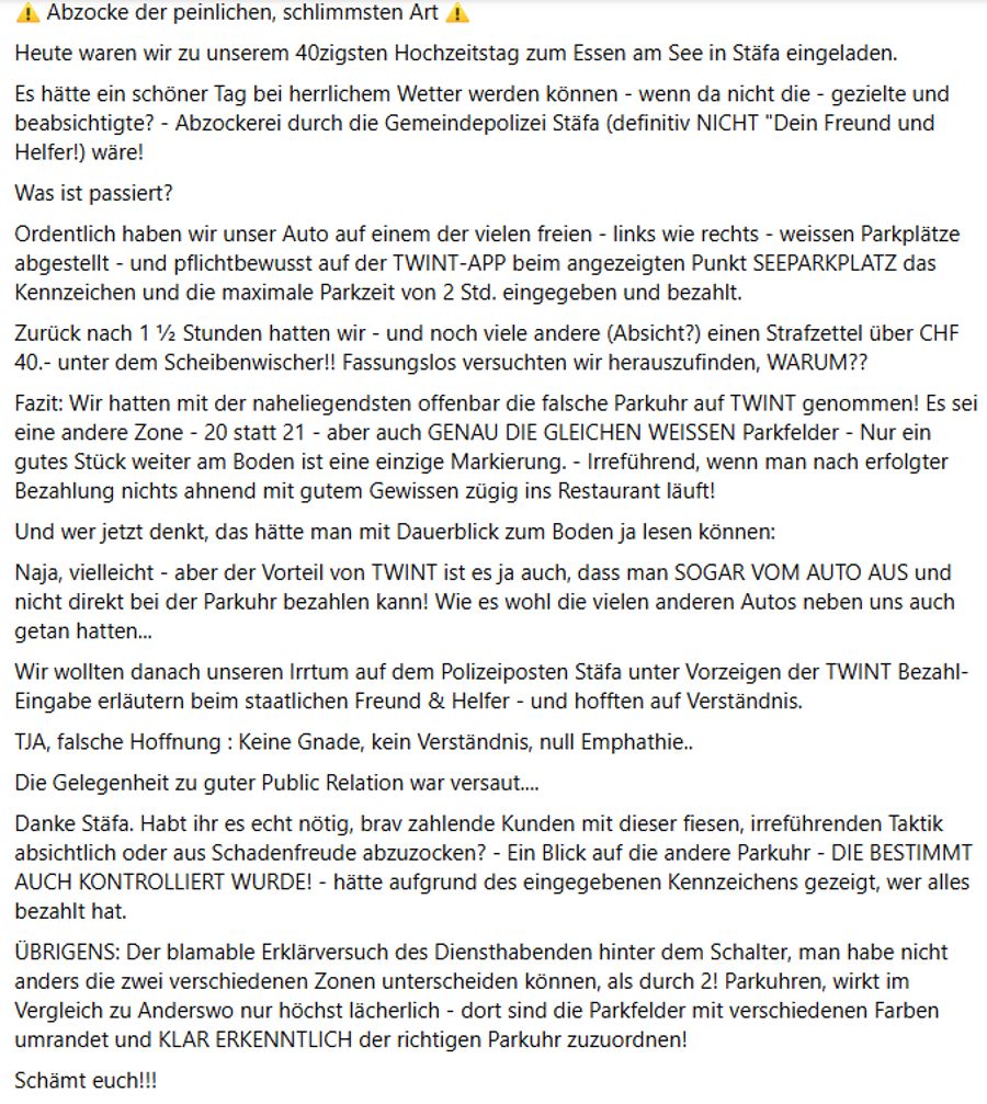 Facebook-Post