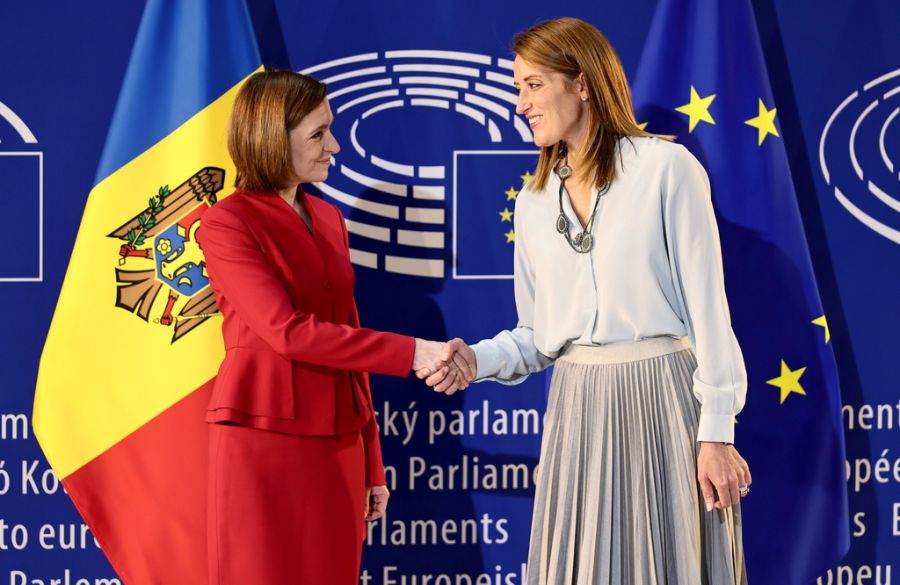 Präsidentin Moldau Regierungspartei EU