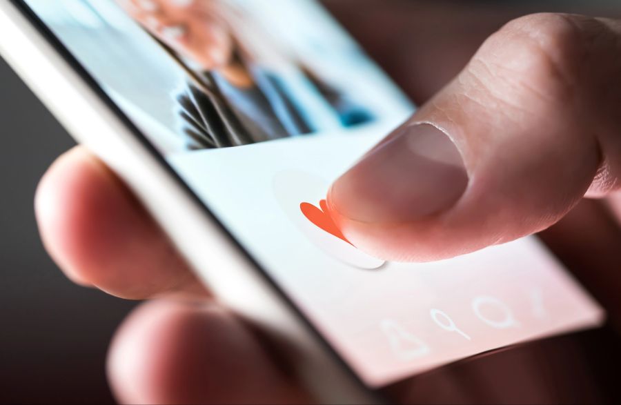 Smartphone, Dating-App