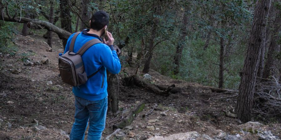 Wald Verirrt Wanderer Retten