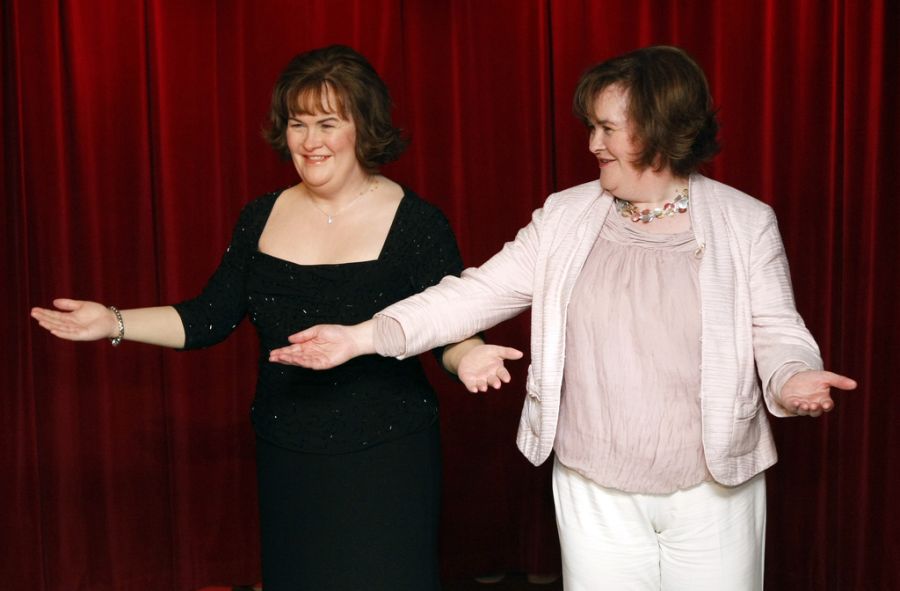 Susan Boyle sieht man sogar als Wachsfigur bei Madame Tussaud.